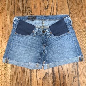 J Crew Maternity Denim Jean Shorts, Size 27